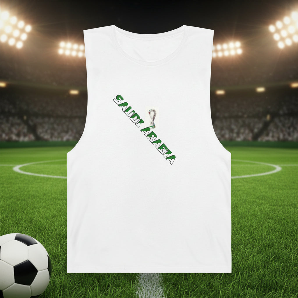 Saudi Arabia Soccer Tank Top 100% Cotton