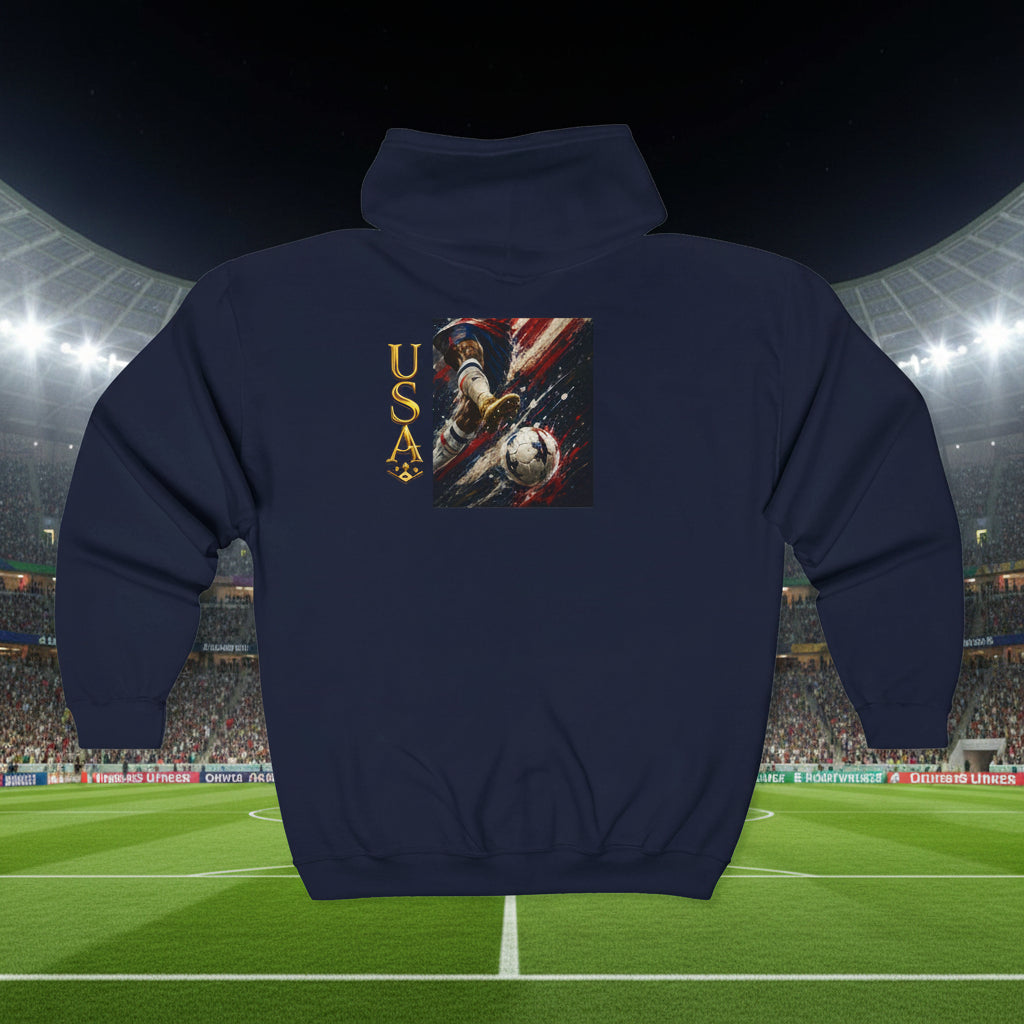 USA Soccer Zip Hoodie