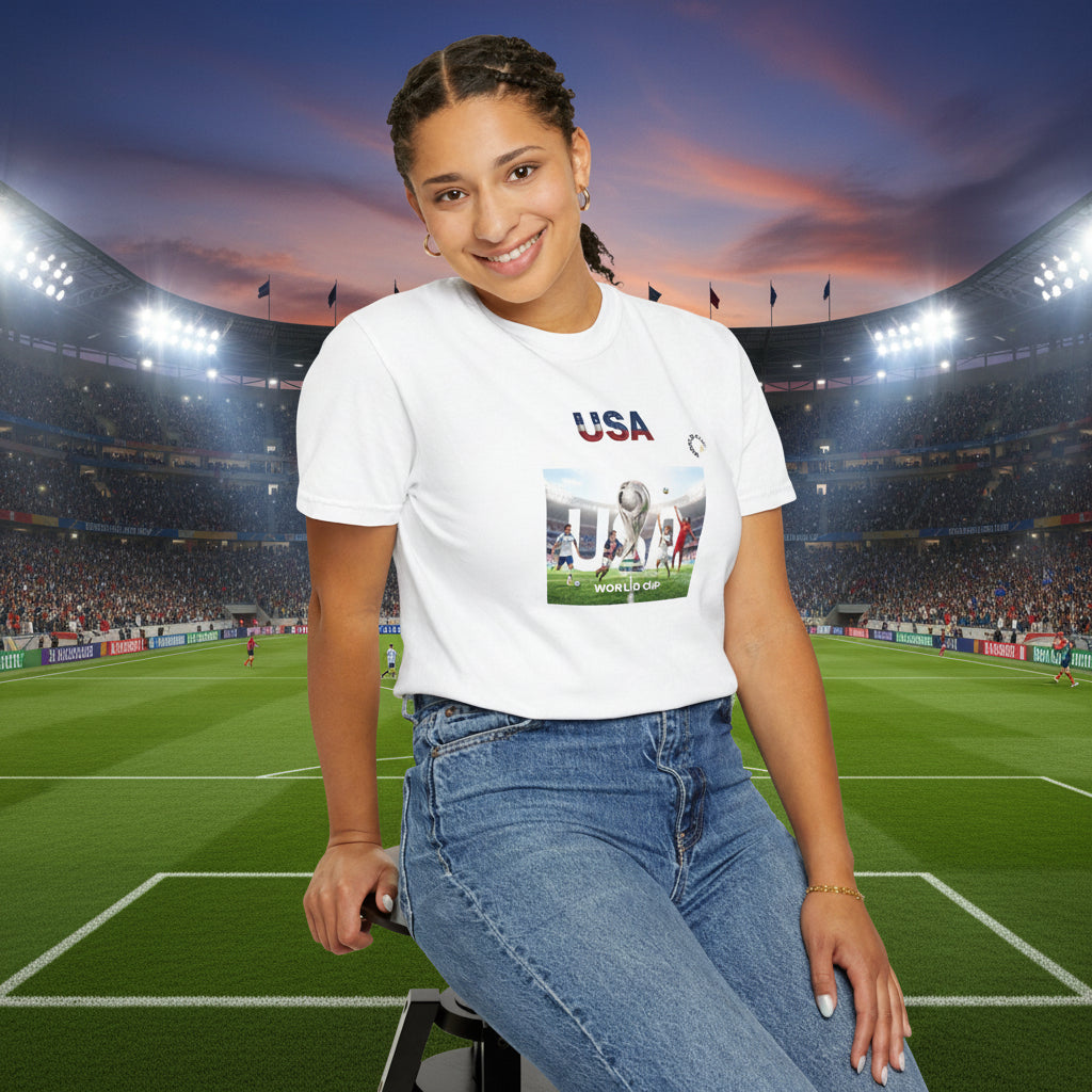 USA world cup  2026 Soccer 100%  Cotton