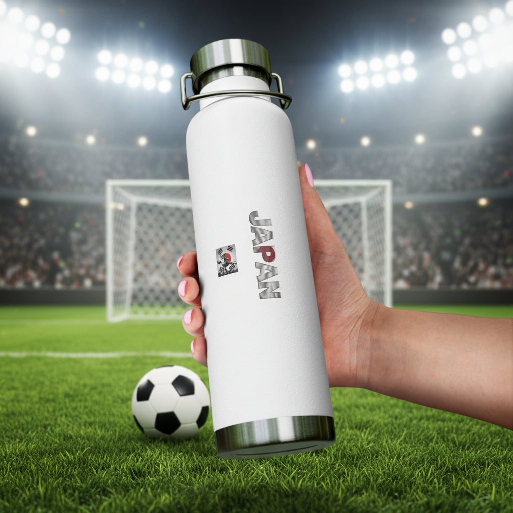 Japan World Cup 2026 Inspired 22oz Water Bottle