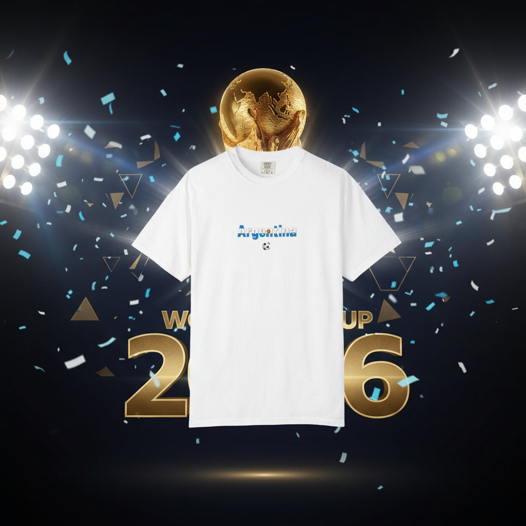 Argentina World Cup 2026 Soccer 100%  Cotton
