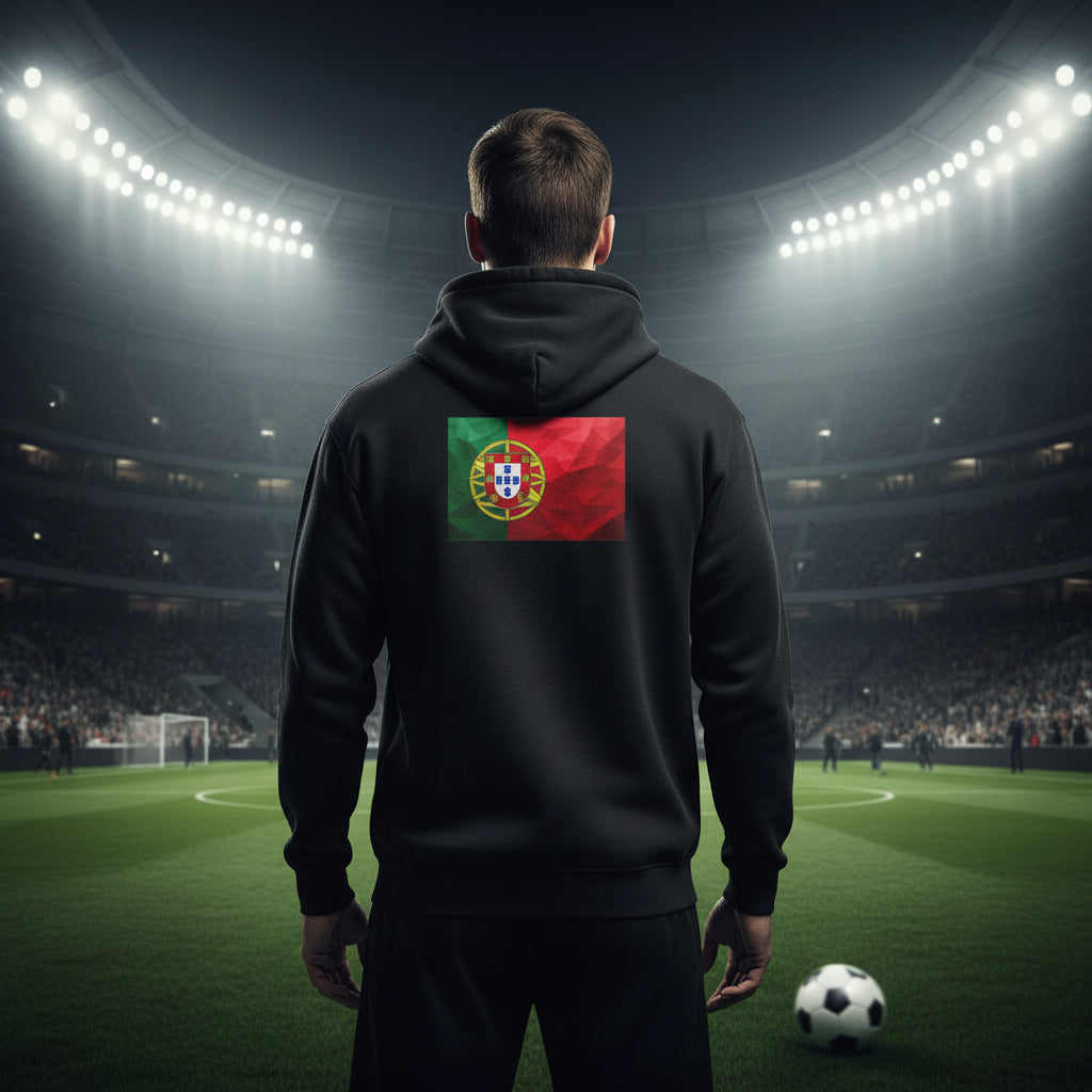 Portugal World Cup 2026 Soccer Zip Hoodie