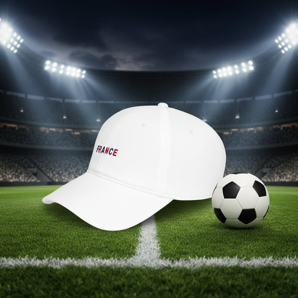 France Soccer Flag Baseball Cap