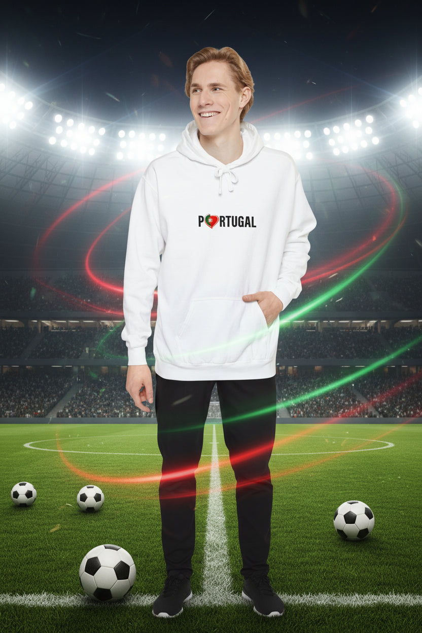 Portugal Heart Hoodie