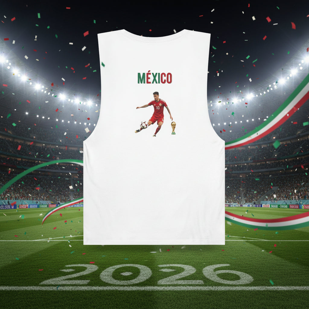 Mexico Soccer Tank Top 100% Cotton