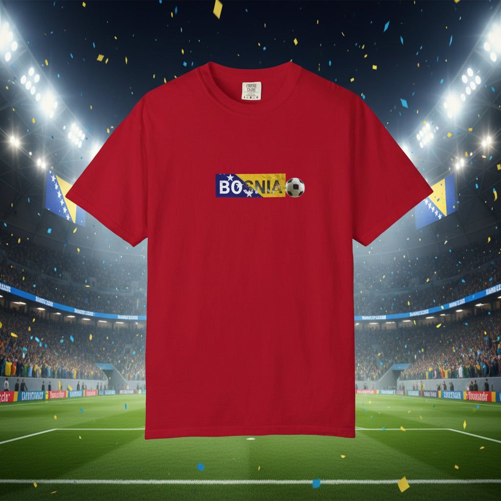Bosnia World Cup 2026 Soccer 100%  Cotton
