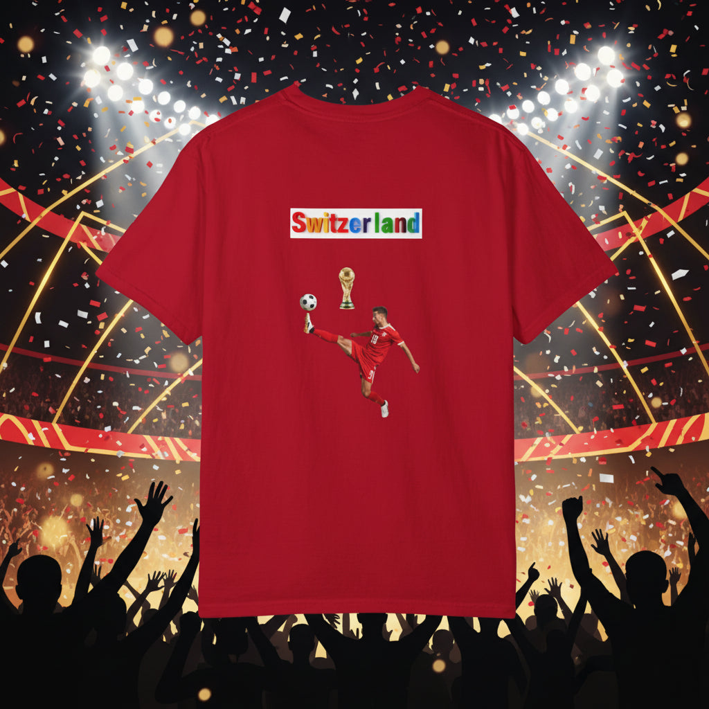 Switzerland World Cup 2026 Soccer 100%  Cotton