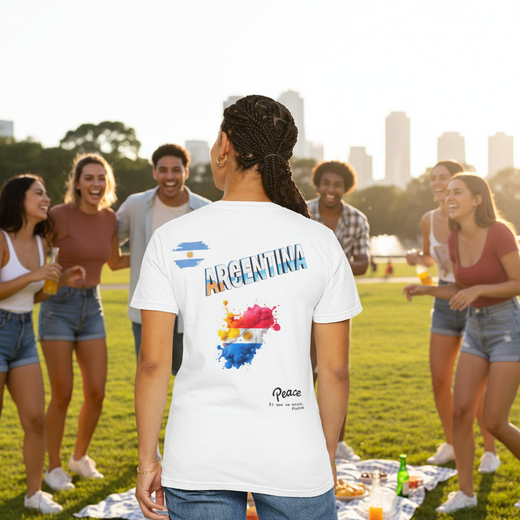 Argentina Paint-Splash T-Shirt