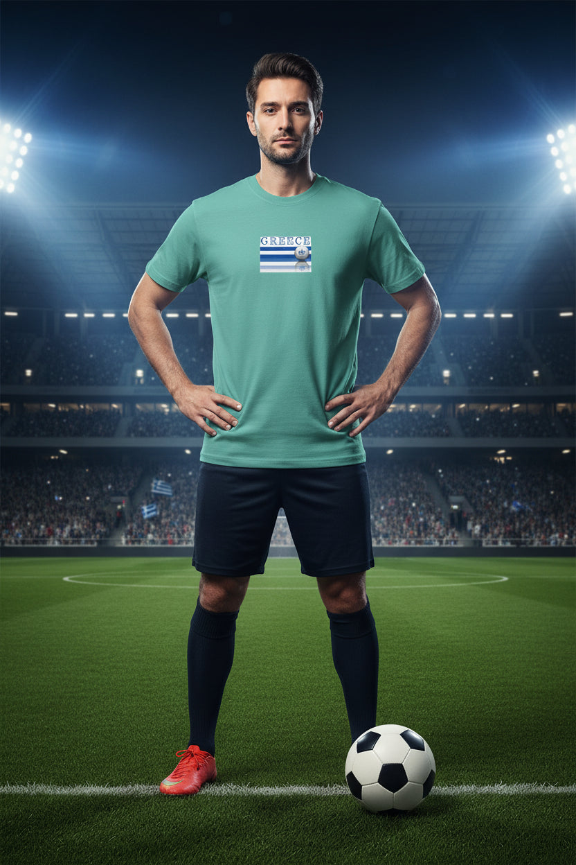 Greece T-Shirt 100% Ring-Spun Cotton