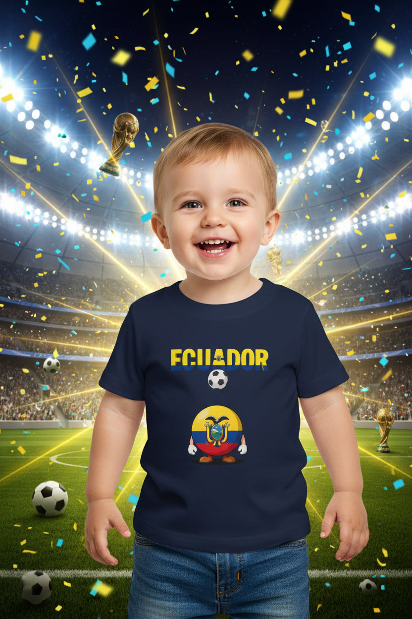 Ecuador Soccer Toddler T‑Shirt