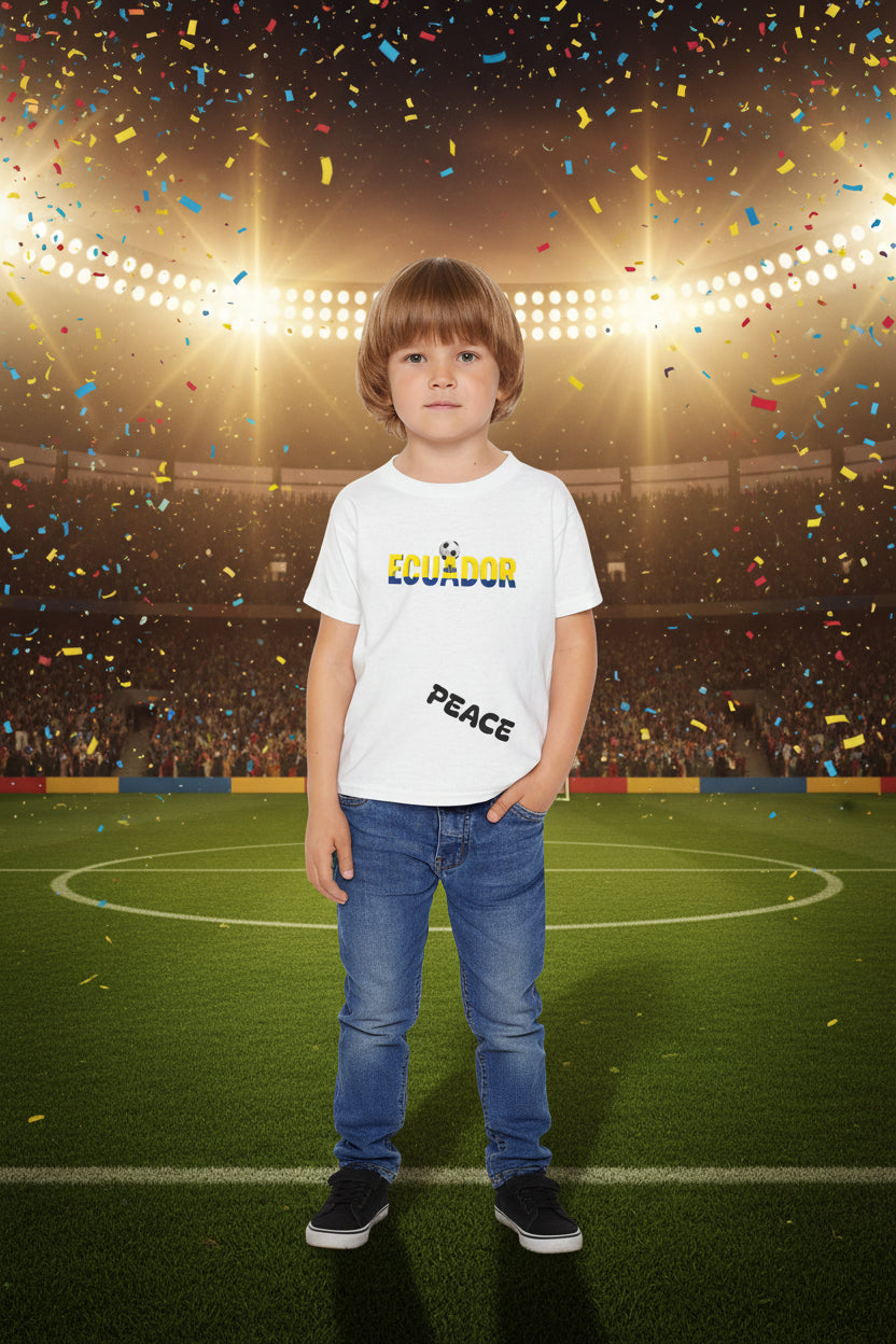 Ecuador Soccer Toddler T‑Shirt