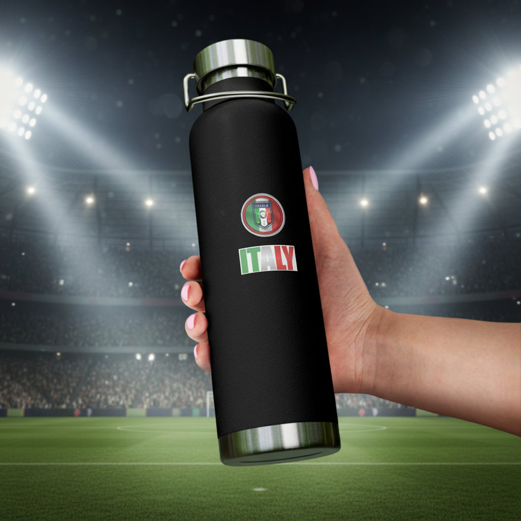 Italy World Cup 2026 22oz Vacuum Insulated Stainless Water Bottle