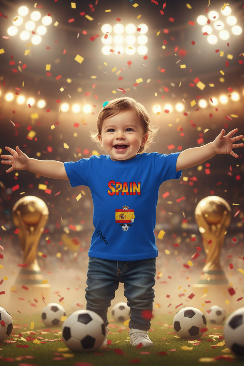 Spain Soccer Toddler T‑Shirt
