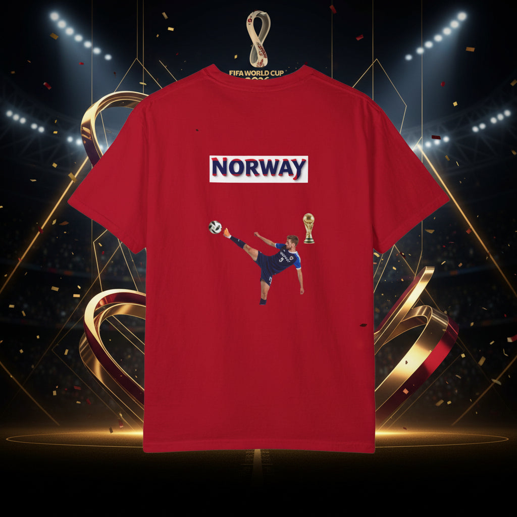 Norway World Cup 2026 Soccer 100%  Cotton