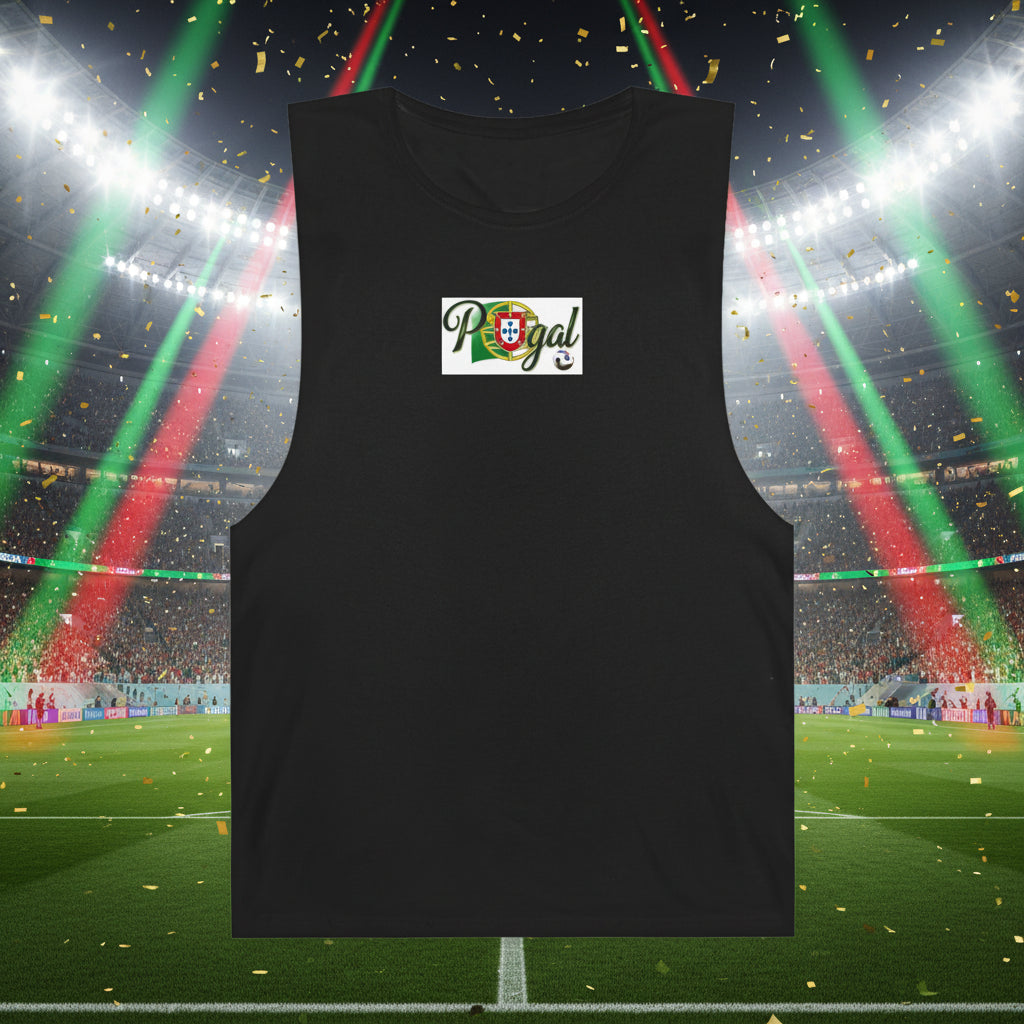 Portugal Soccer Tank Top 100% Combed Ring-Spun Cotton