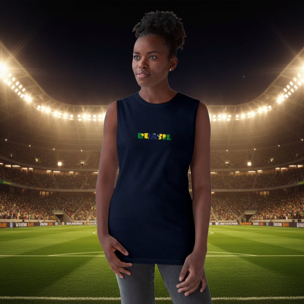 Brazil Flag Tank Top