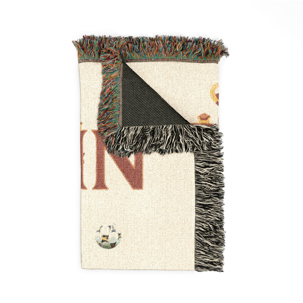 Spain Soccer Woven Blanket