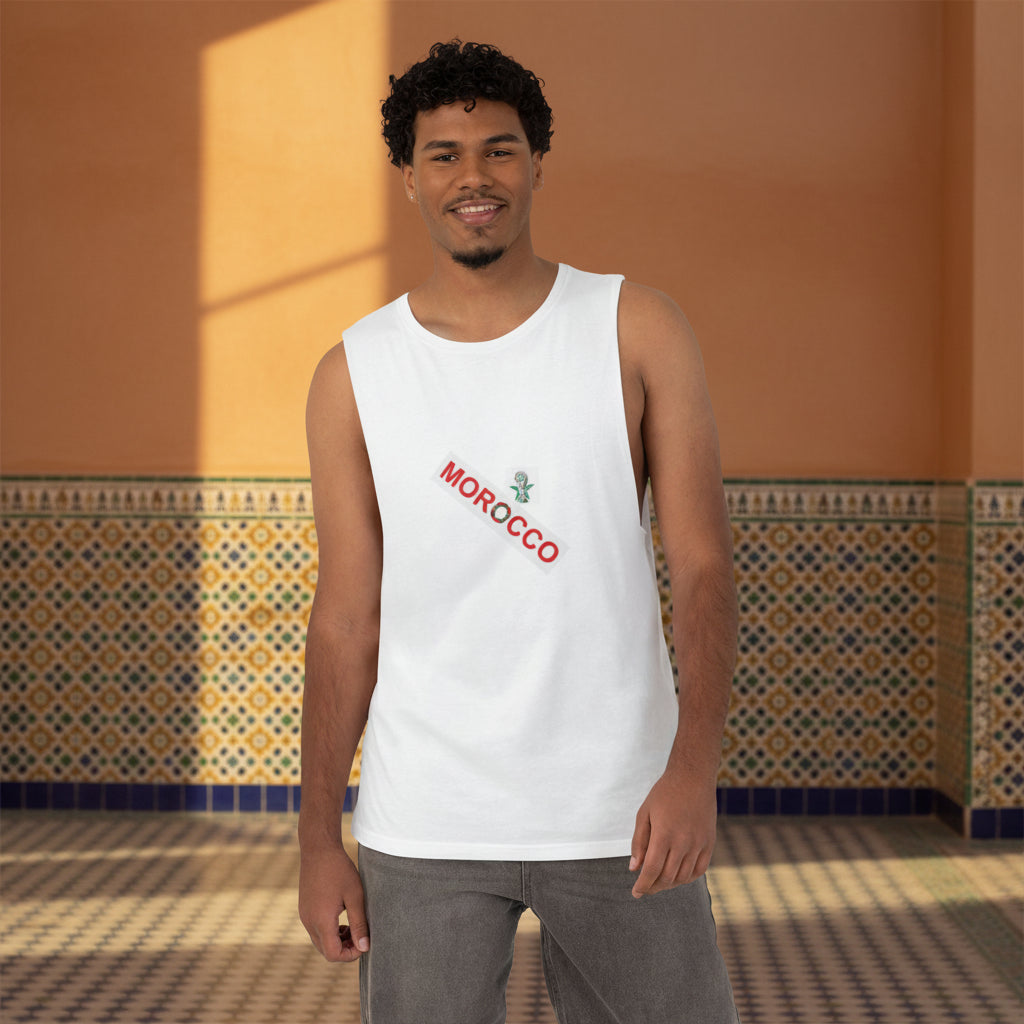 Morocco Soccer Tank Top 100% Cotton