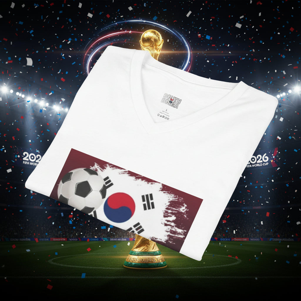 South Korea Soccer V-Neck Tee