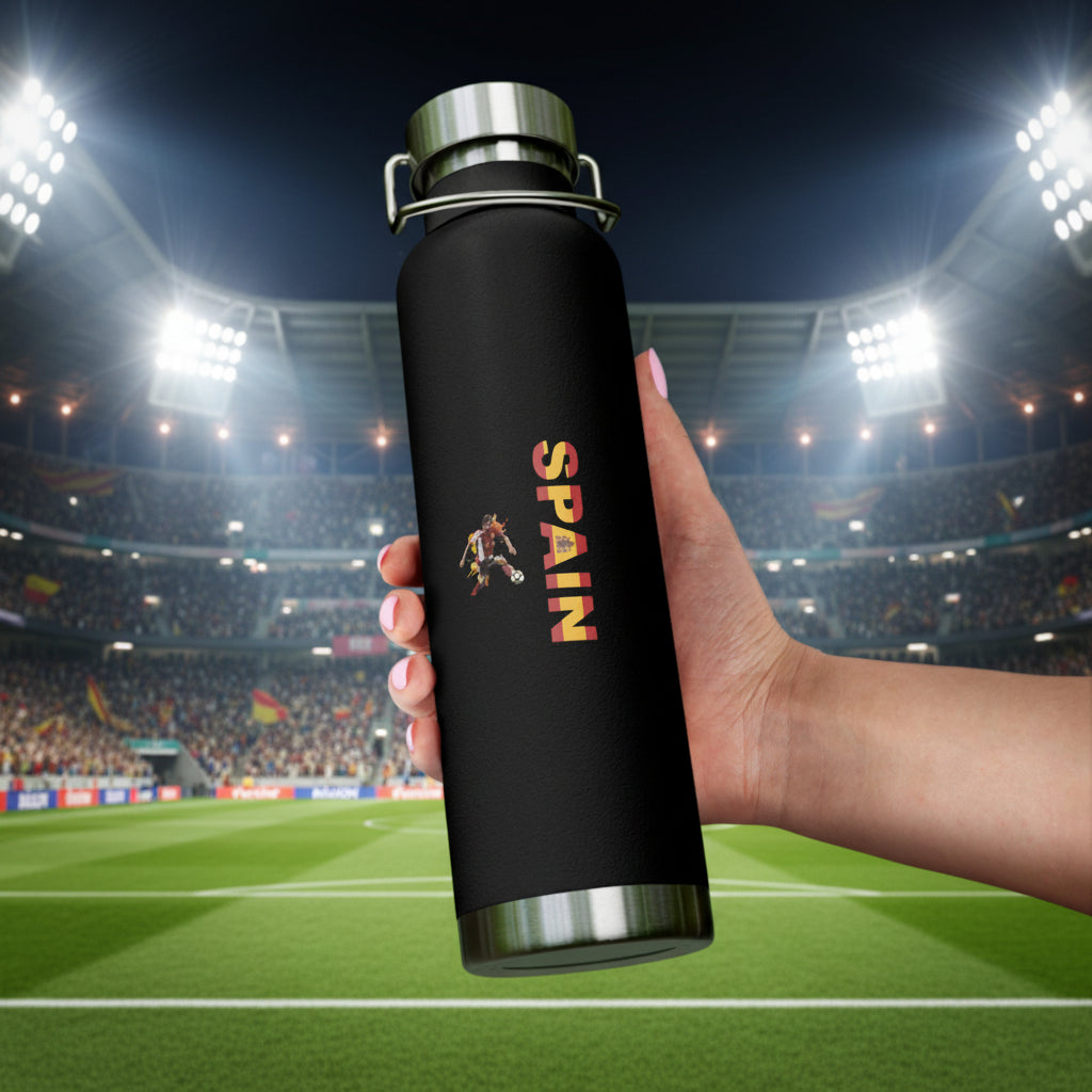 Spain World Cup 2026 22oz Vacuum Insulated Stainless Water Bottle