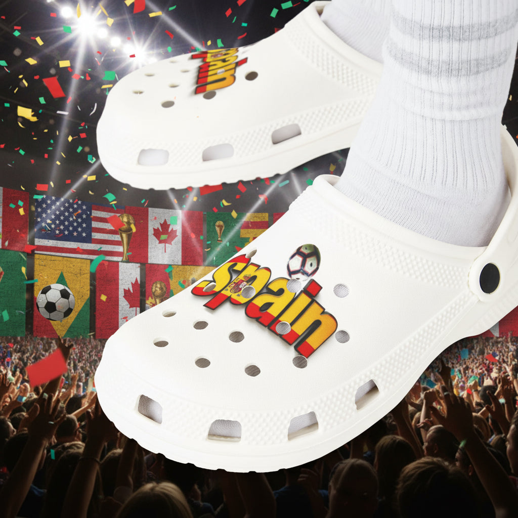 Spain Soccer EVA Clogs
