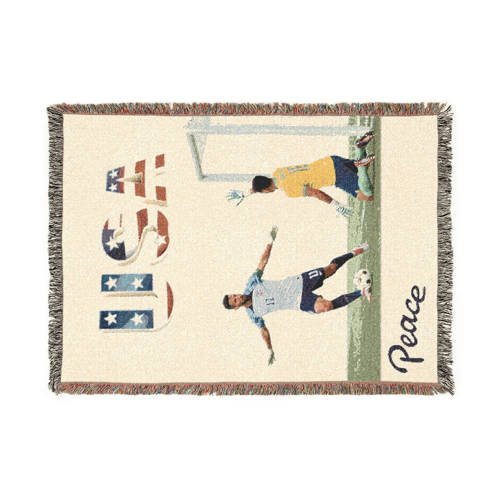 USA Soccer Woven Blanket
