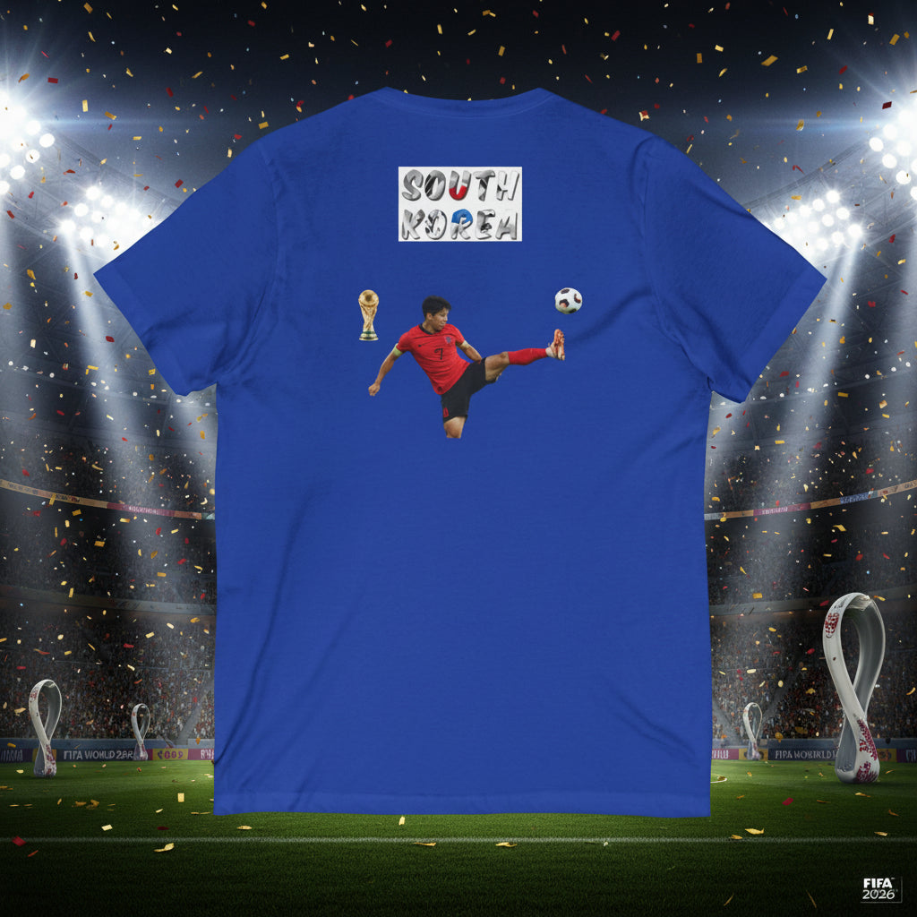 South Korea Soccer V-Neck Tee
