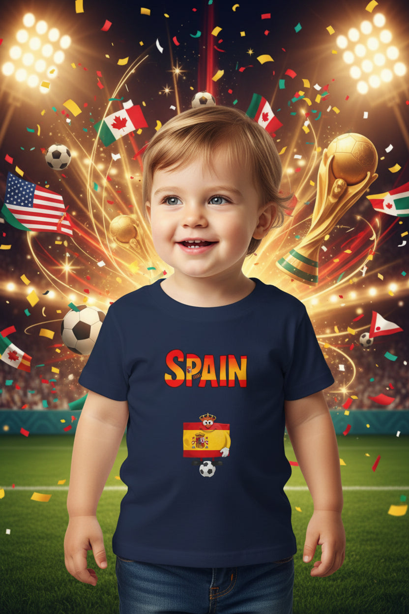 Spain Soccer Toddler T‑Shirt