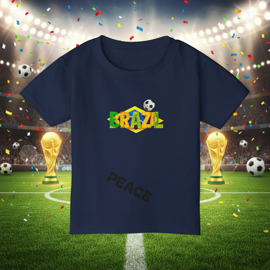 Brazil Soccer Toddler T‑Shirt
