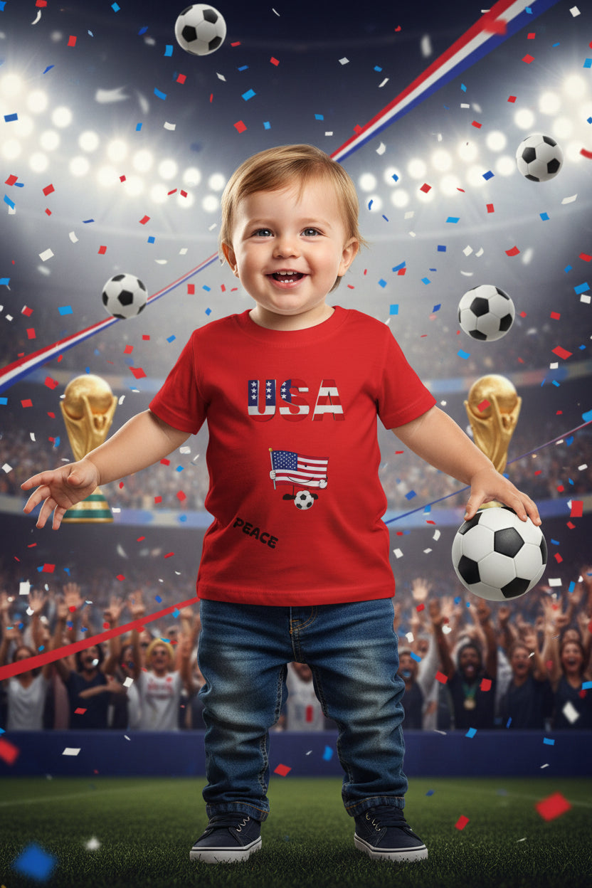 USA Soccer Toddler T‑Shirt