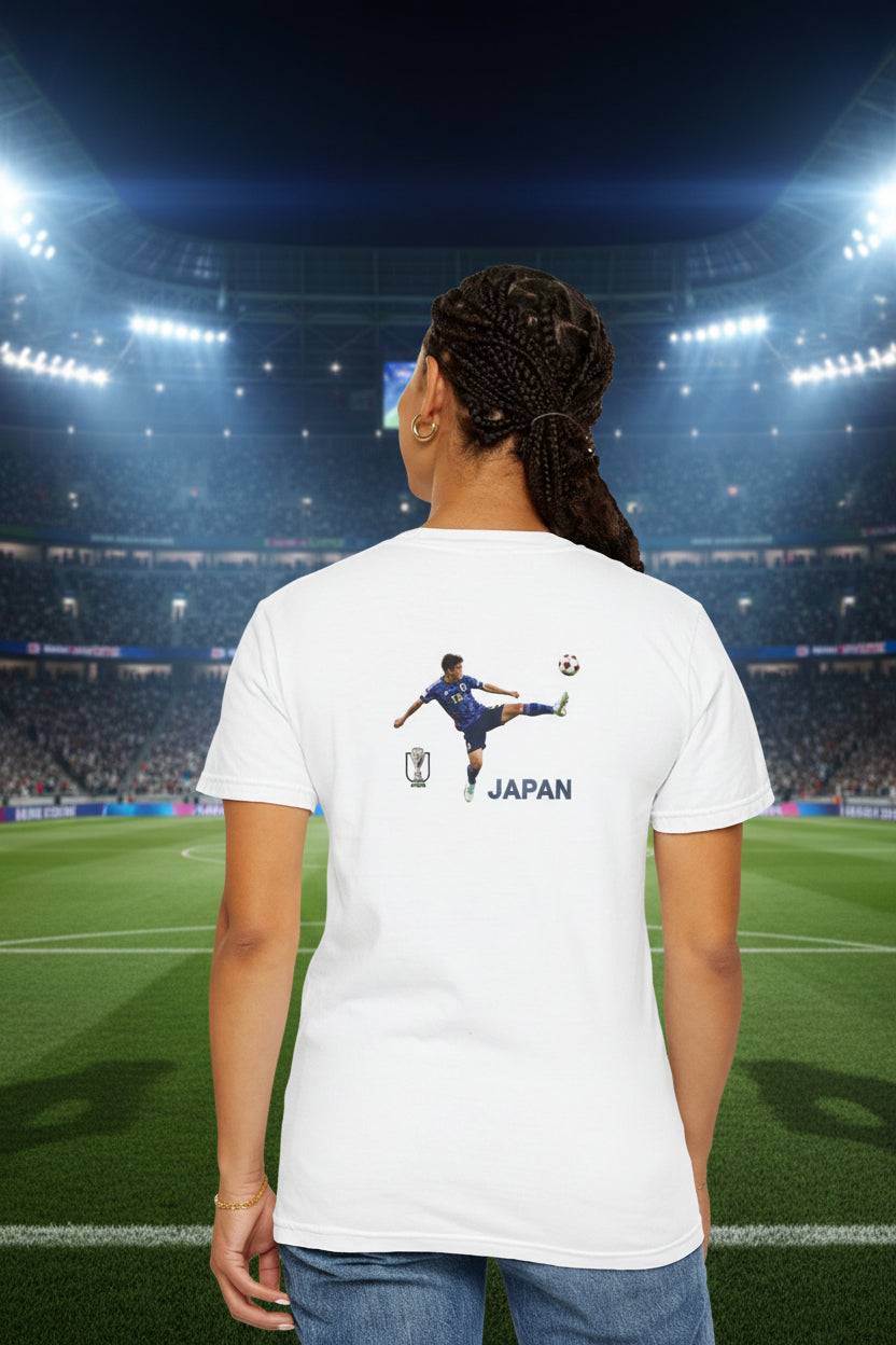 Japan Soccer 100%  Cotton