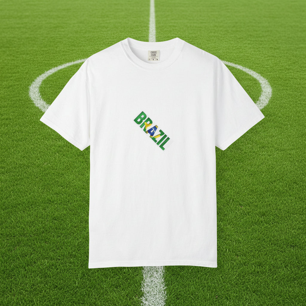 Brazil Soccer T-Shirt 100% Cotton