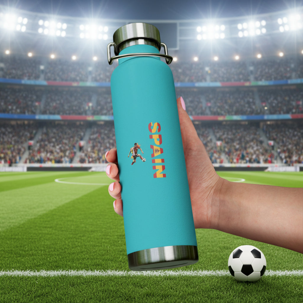 Spain World Cup 2026 22oz Vacuum Insulated Stainless Water Bottle