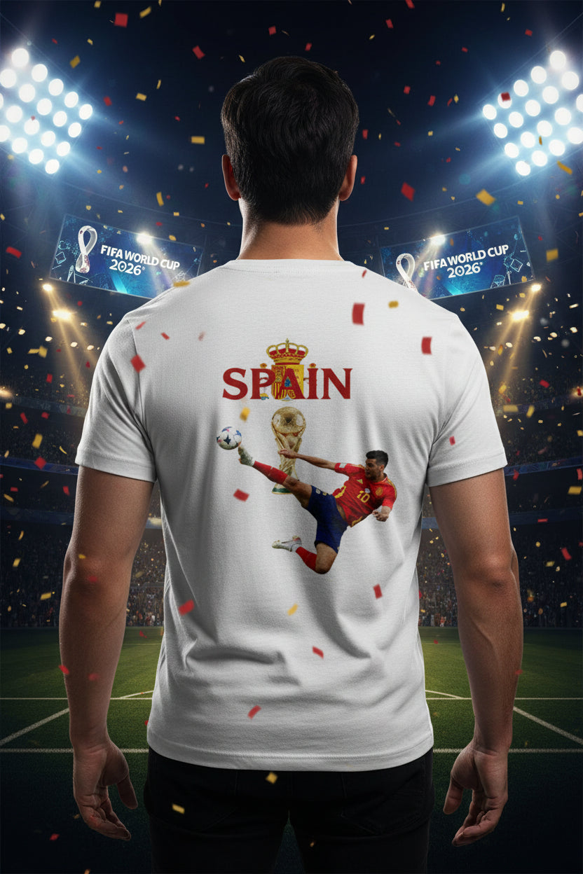 Spain Soccer V-Neck Tee