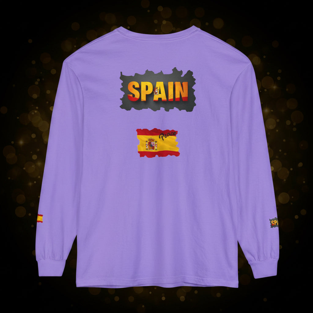 Spain Flag Long Sleeve Tee