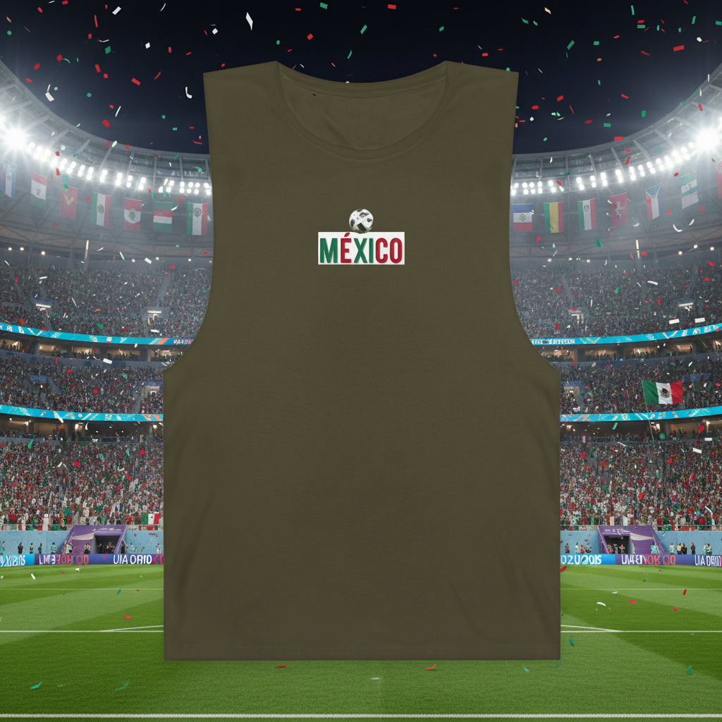 Mexico Soccer Tank Top 100% Cotton