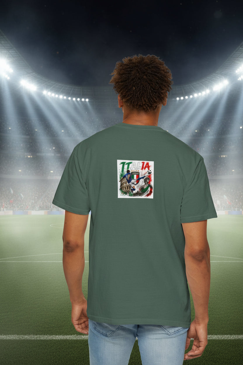 Italy World Cup 2026 Soccer T-Shirt 100% Cotton