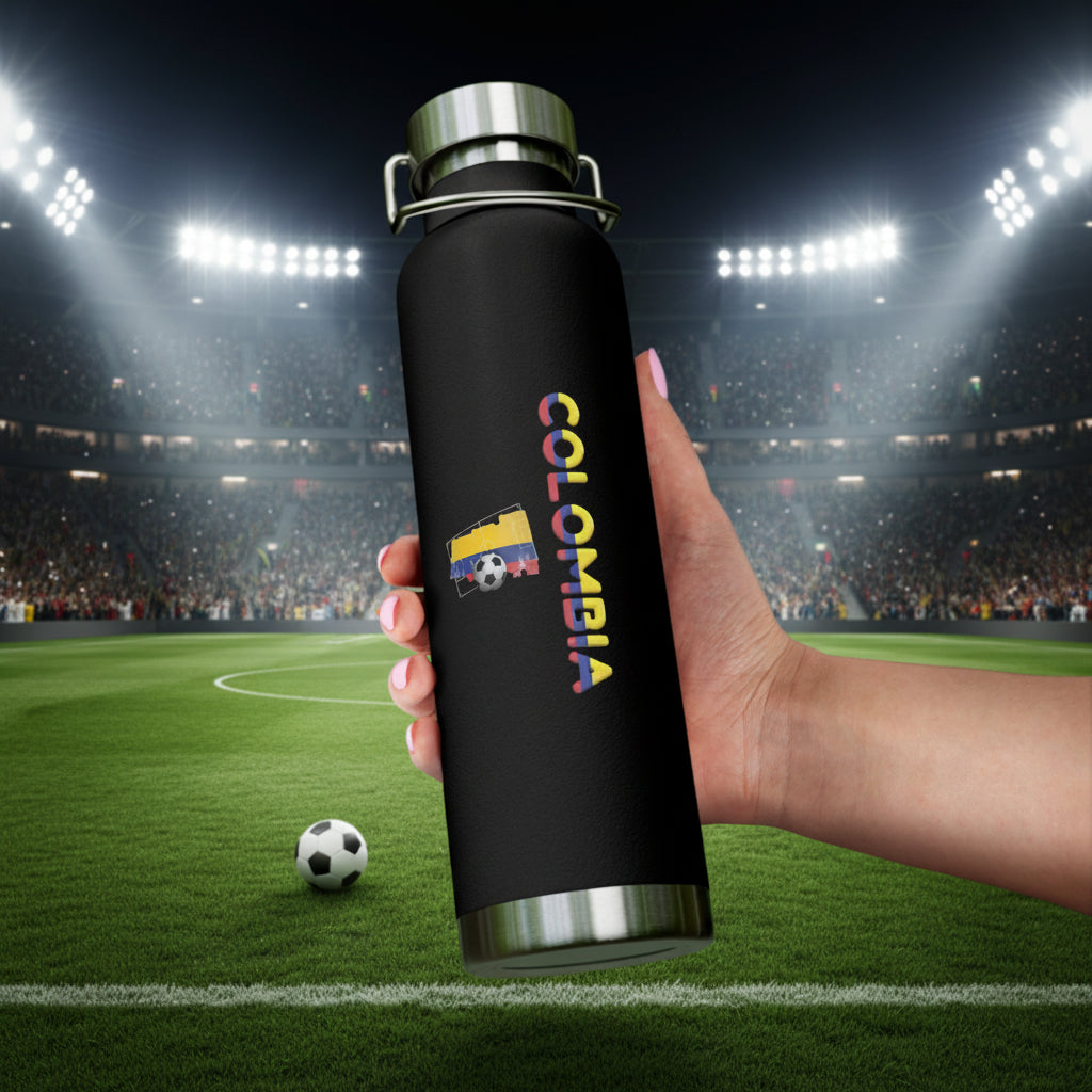 Colombia World Cup 2026 22oz Vacuum Insulated Stainless Water Bottle