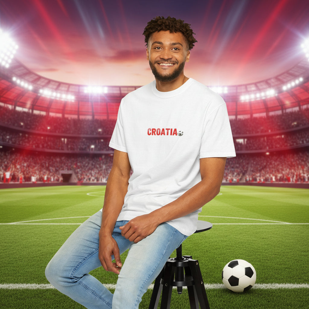 Croatia Soccer 100%  Cotton