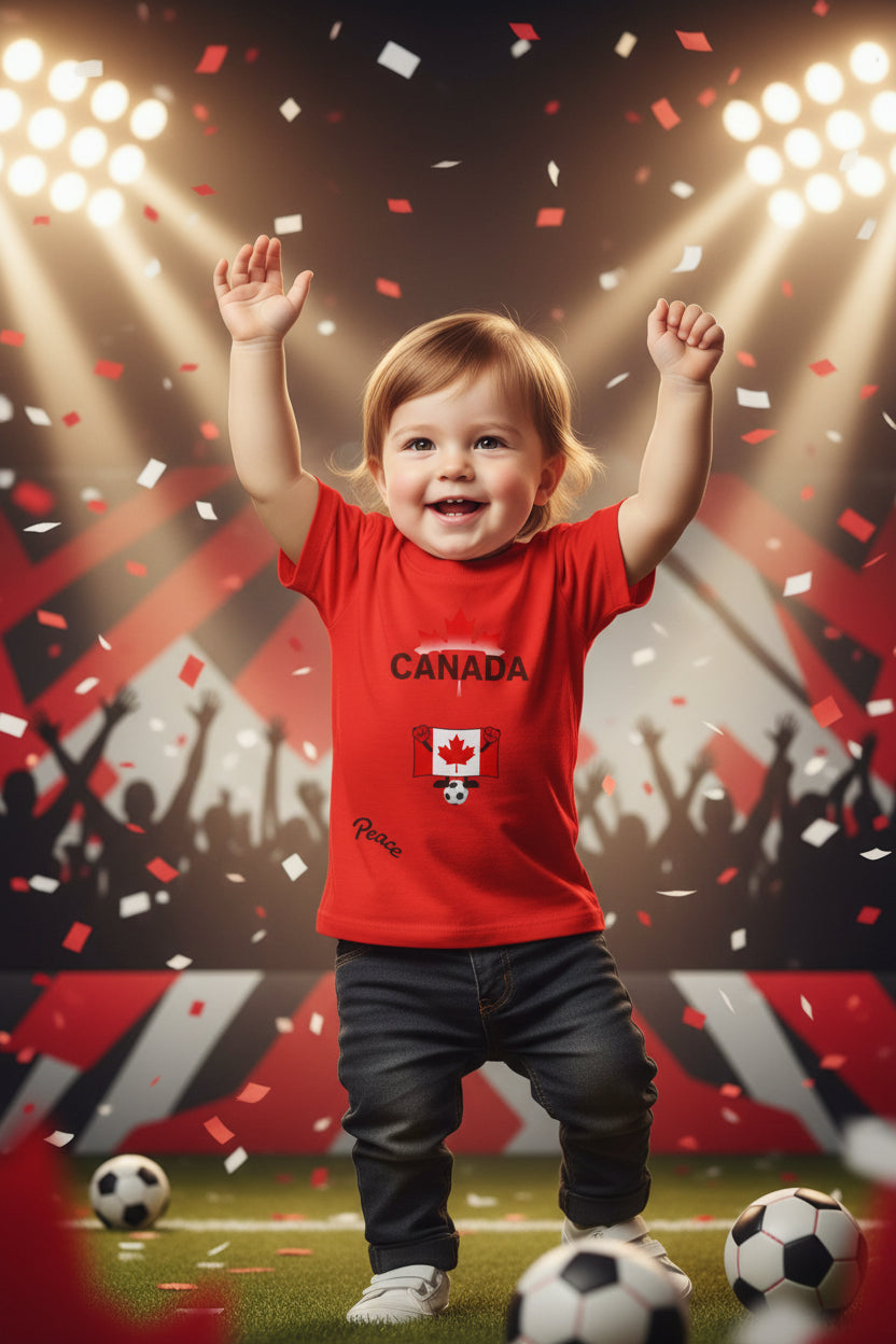 Canada Soccer Toddler T‑Shirt