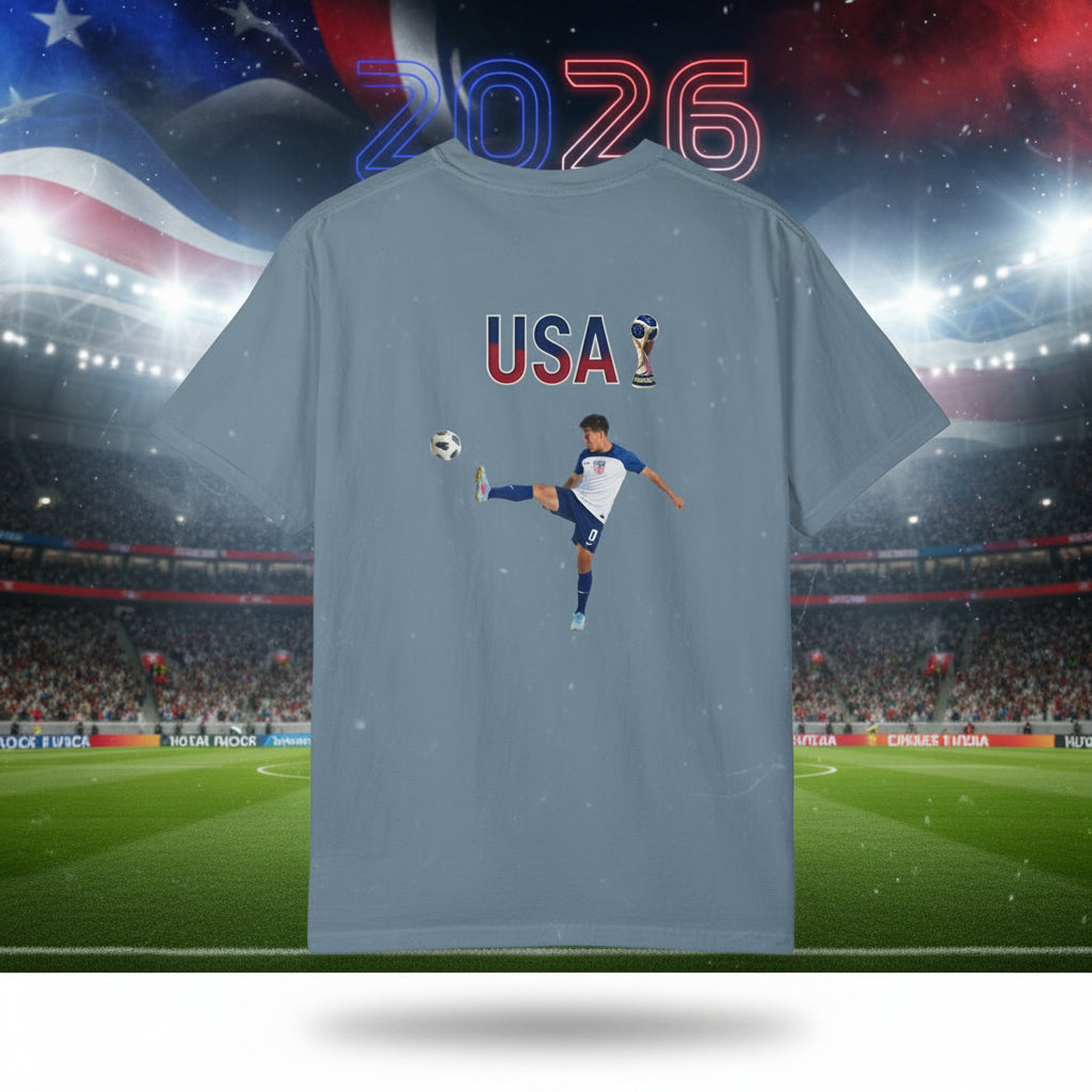 U.S.A Soccer 100%  Cotton