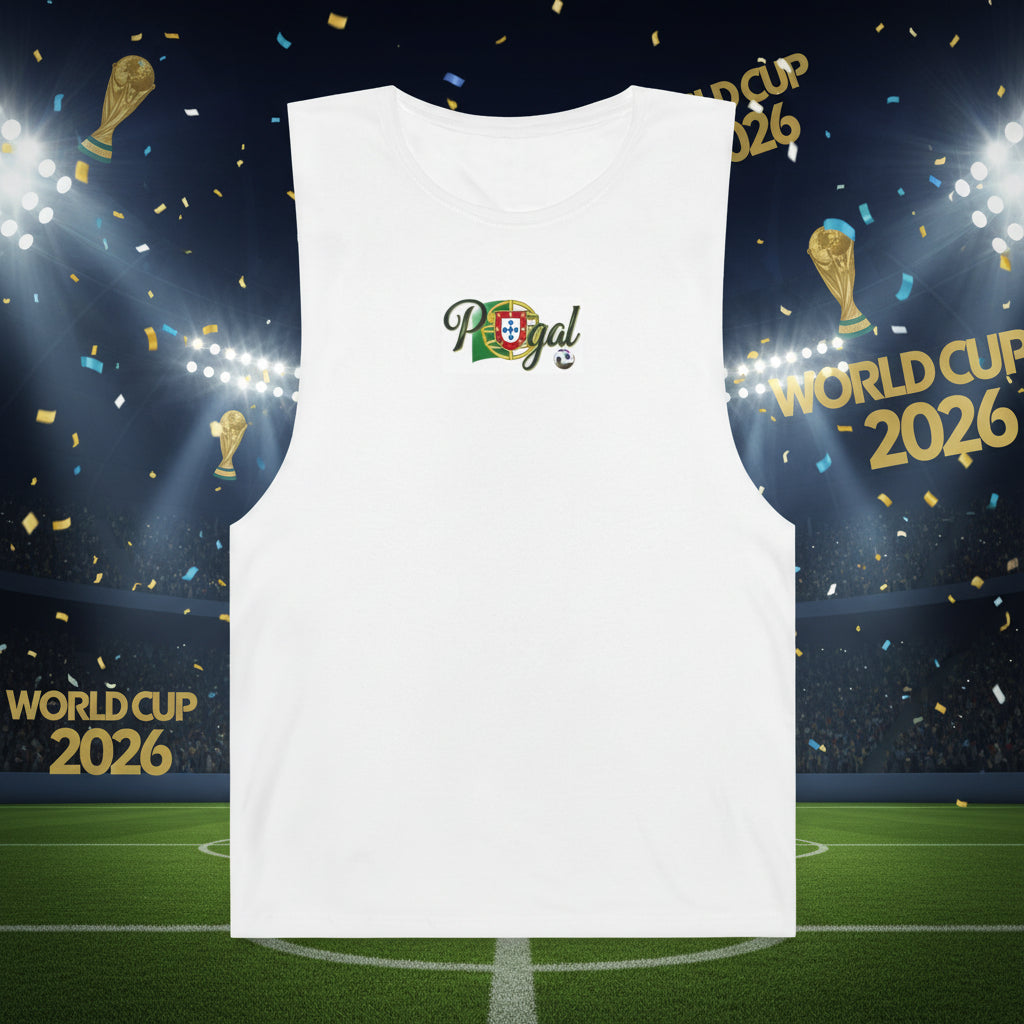 Portugal Soccer Tank Top 100% Combed Ring-Spun Cotton