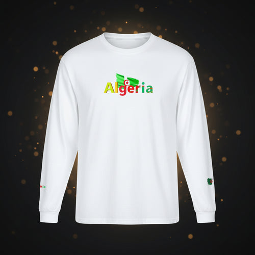 Algeria Flag Long Sleeve Tee — Peace Graphic