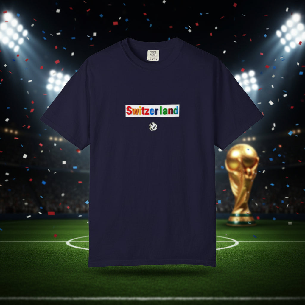 Switzerland World Cup 2026 Soccer 100%  Cotton