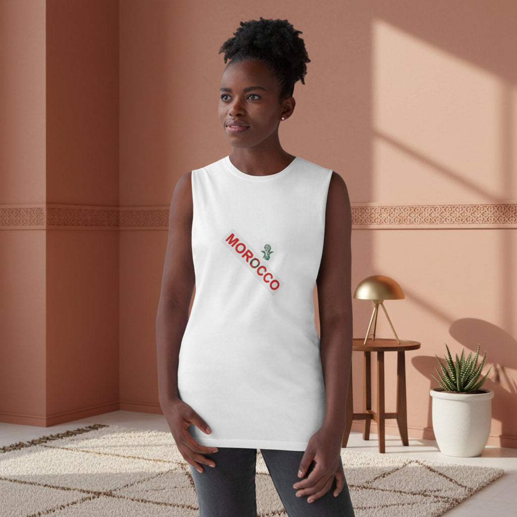 Morocco Soccer Tank Top 100% Cotton