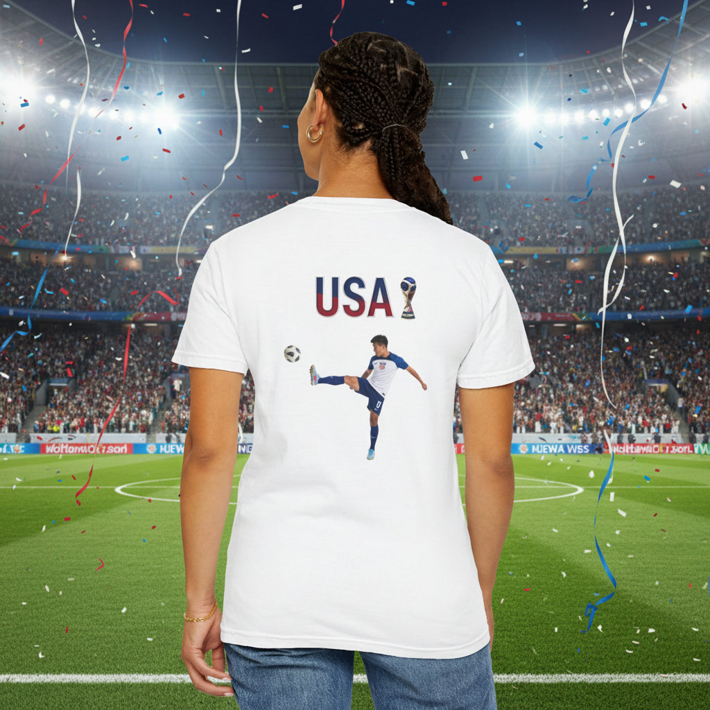 U.S.A Soccer 100%  Cotton