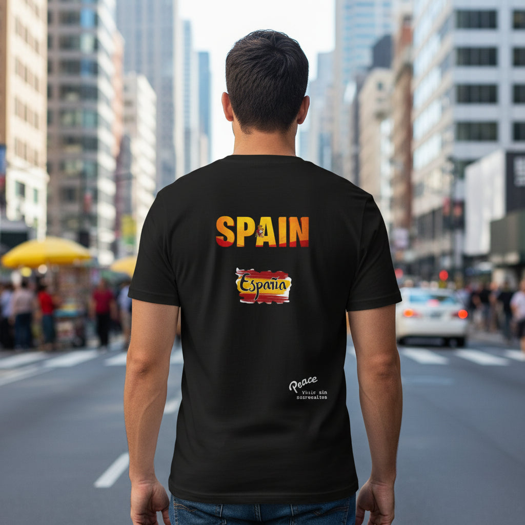 Spain España Flag Graphic T-Shirt