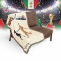 Netherlands Soccer Woven Blanket