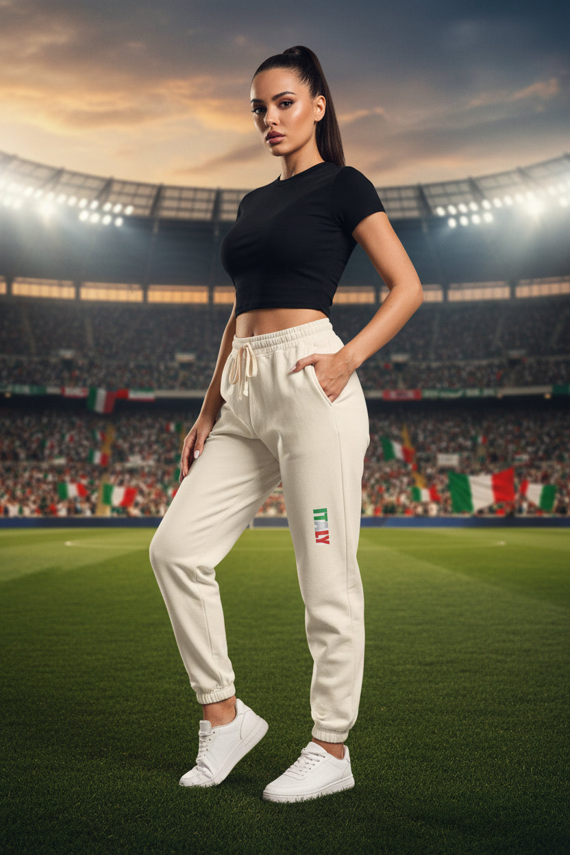 Italy World Cup 2026 Sweatpants 100% Cotton