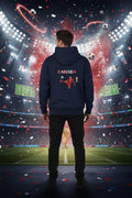Canada Soccer Flag Zip Hoodie
